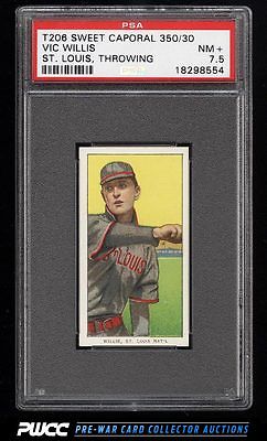 190911 T206 Vic Willis ST LOUIS THROWING PSA 75 NRMT PWCC