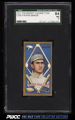 1911 T205 Gold Border Frank Home Run Baker SGC 784 NRMT PWCC