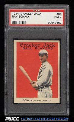 1914 Cracker Jack Ray Schalk 61 PSA 7 NRMT PWCC