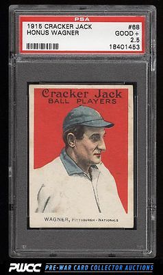 1915 Cracker Jack Honus Wagner 68 PSA 25 GD PWCC