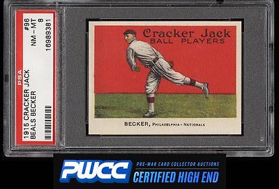 1915 Cracker Jack Beals Becker 96 PSA 8 NMMT PWCCHE