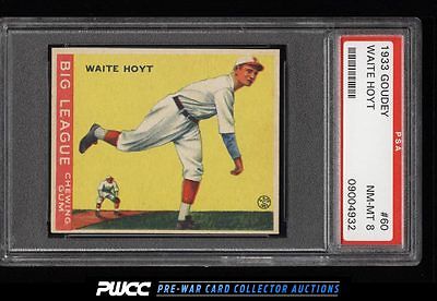 1933 Goudey Waite Hoyt 60 PSA 8 NMMT PWCC