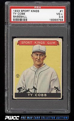 1933 Goudey Sport Kings Ty Cobb 1 PSA 35 VG PWCC