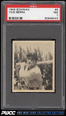 1948 Bowman Yogi Berra SP ROOKIE RC 6 PSA 7 NRMT PWCC