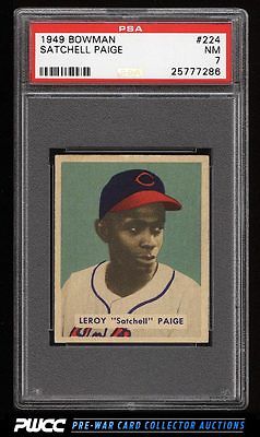 1949 Bowman Satchell Paige ROOKIE RC 224 PSA 7 NRMT PWCC