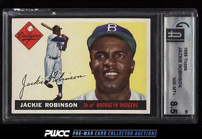 1955 Topps Jackie Robinson 50 GAI 85 NMMT PWCC