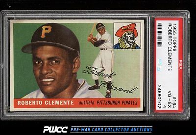 1955 Topps Roberto Clemente ROOKIE RC 164 PSA 4 VGEX PWCC