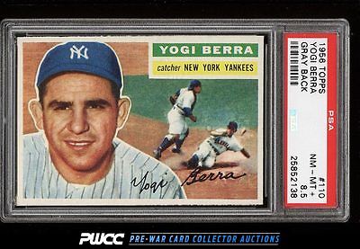 1956 Topps Yogi Berra 110 PSA 85 NMMT PWCC