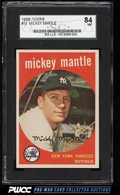 1959 Topps Mickey Mantle 10 SGC 784 NRMT PWCC