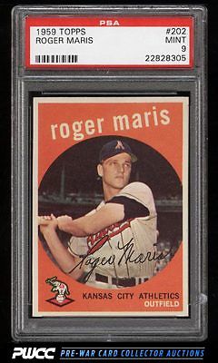 1959 Topps Roger Maris 202 PSA 9 MINT PWCC