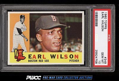 1960 Topps Earl Wilson 249 PSA 10 GEM MINT PWCC