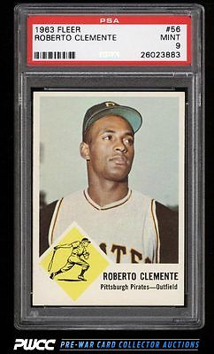 1963 Fleer Roberto Clemente 56 PSA 9 MINT PWCC