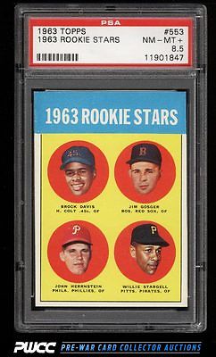 1963 Topps Willie Stargell ROOKIE RC 553 PSA 85 NMMT PWCC