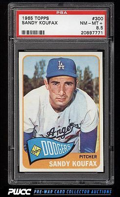 1965 Topps Sandy Koufax 300 PSA 85 NMMT PWCC