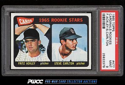 1965 Topps Steve Carlton ROOKIE RC 477 PSA 9 MINT PWCC