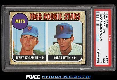 1968 Topps Nolan Ryan ROOKIE RC 177 PSA 7 NRMT PWCC