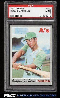 1970 Topps Reggie Jackson 140 PSA 9 MINT PWCC