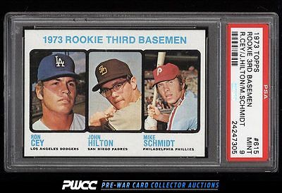 1973 Topps Mike Schmidt ROOKIE RC 615 PSA 9 MINT PWCC