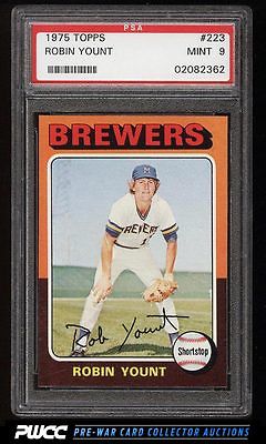 1975 Topps Robin Yount ROOKIE RC 223 PSA 9 MINT PWCC