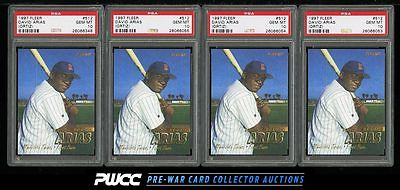 Lot4 1997 Fleer David Ortiz ROOKIE RC 512 ALL PSA 10 GEM MINT PWCC