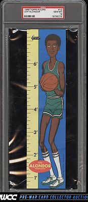 1969 Topps Rulers Basketball Lew Alcindor ROOKIE RC 10 PSA 10 GEM MINT PWCC