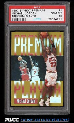 1997 Skybox Premium Player Michael Jordan 1 PSA 10 GEM MINT PWCC