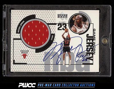 1998 Upper Deck Game Jersey Michael Jordan AUTO PATCH 23 SPxGJ PWCC