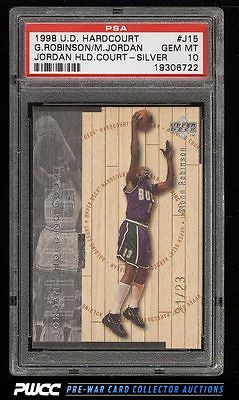 1998 UD Holding Court Silver Glenn Robinson Michael Jordan 23 PSA 10 PWCC