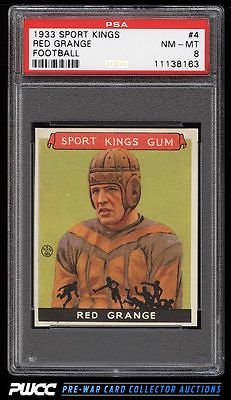 1933 Goudey Sport Kings Red Grange FOOTBALL 4 PSA 8 NMMT PWCC