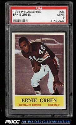 1964 Philadelphia Ernie Green ROOKIE RC 35 PSA 9 MINT PWCC