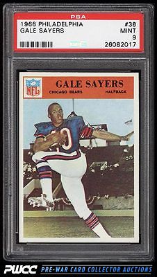 1966 Philadelphia Gale Sayers ROOKIE RC 38 PSA 9 MINT PWCC