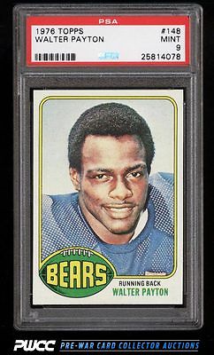 1976 Topps Football Walter Payton ROOKIE RC 148 PSA 9 MINT PWCC