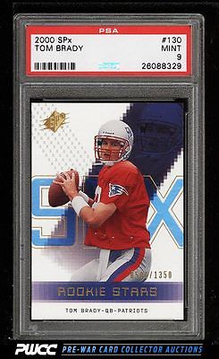 2000 SPx Football Tom Brady ROOKIE RC 1350 130 PSA 9 MINT PWCC