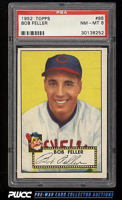 1952 Topps SETBREAK Bob Feller 88 PSA 8 NMMT PWCC