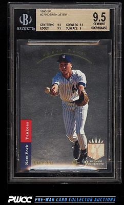 1993 SP Foil Derek Jeter ROOKIE RC 279 BGS 95 GEM MINT PWCC