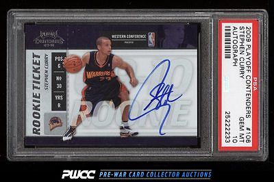 2009 Playoff Contenders Stephen Curry ROOKIE AUTO 106 PSA 10 GEM MINT PWCC