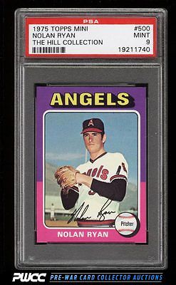 1975 Topps Mini Nolan Ryan 500 PSA 9 MINT PWCC