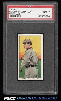 190911 T206 Roger Bresnahan WITH BAT PSA 7 NRMT PWCC