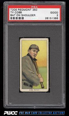 190911 T206 Ty Cobb BAT ON SHOULDER PSA 2 GD PWCC