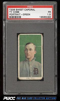 190911 T206 Ty Cobb GREEN PORTRAIT PSA 15 FR PWCC