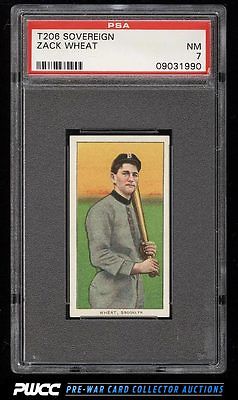 190911 T206 Zack Wheat SOVEREIGN 460 PSA 7 NRMT PWCC