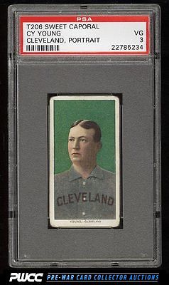 190911 T206 Cy Young CLEVELAND PORTRAIT PSA 3 VG PWCC