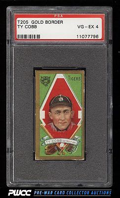 1911 T205 Gold Border Ty Cobb PSA 4 VGEX PWCC