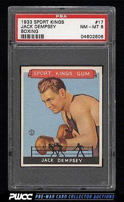 1933 Goudey Sport Kings Jack Dempsey BOXING 17 PSA 8 NMMT PWCC