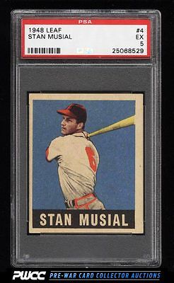 1948 Leaf Stan Musial ROOKIE RC 4 PSA 5 EX PWCC