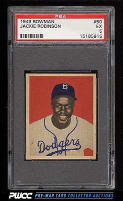 1949 Bowman Jackie Robinson ROOKIE RC 50 PSA 5 EX PWCC