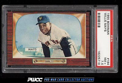 1955 Bowman Willie Mays 184 PSA 75 NRMT PWCC