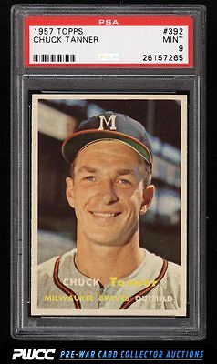 1957 Topps Chuck Tanner 392 PSA 9 MINT PWCC