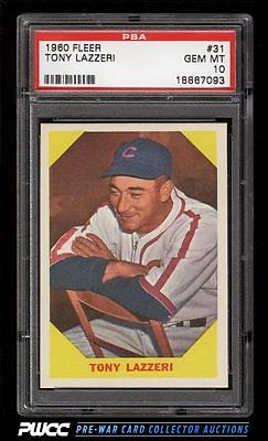 1960 Fleer SETBREAK Tony Lazzeri 31 PSA 10 GEM MINT PWCC