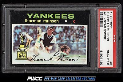 1971 Topps Thurman Munson 5 PSA 8 NMMT PWCC